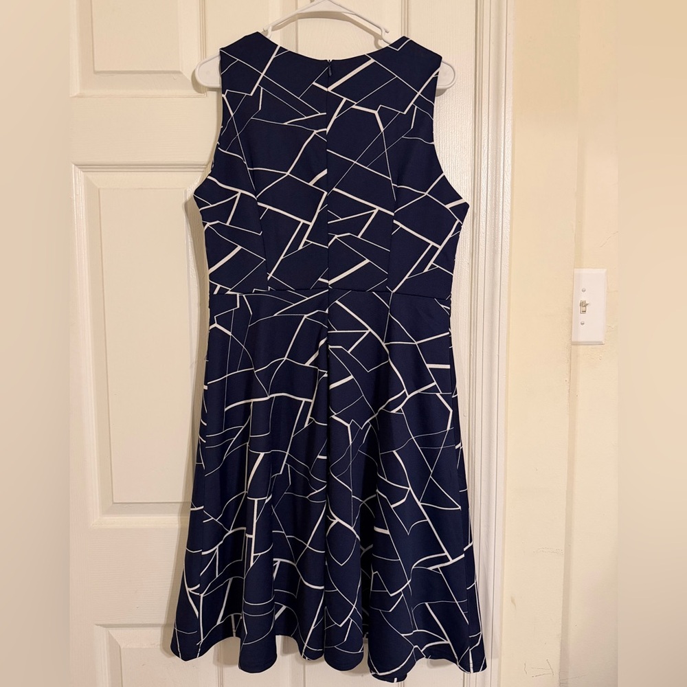HOMEYEE Geo Print Dress 2XL - Picture 3 of 7